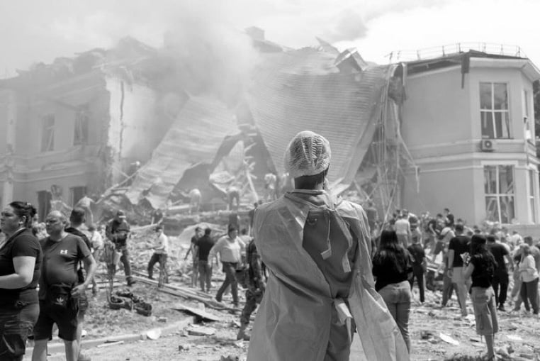 Fundraiser: Repair of bombed children's hospital in Kiev